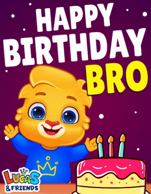 Happy Birthday Brother In Law Lucas And Friends GIF