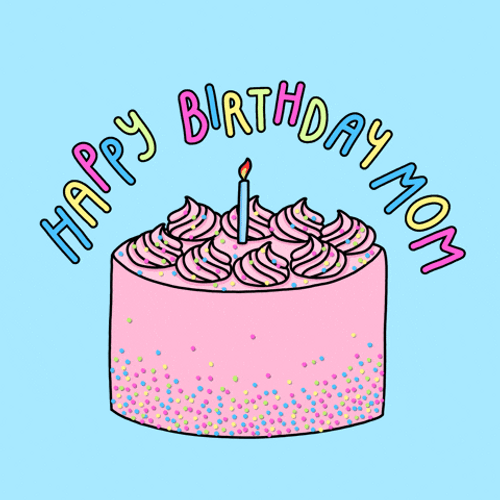 Happy Birthday Brother Pink Cake Meme GIF