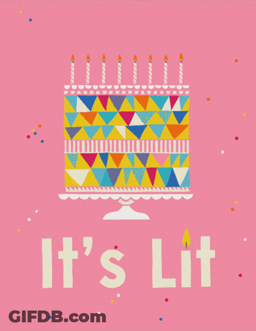 Happy Birthday Cake Surprise Horses It's Lit GIF