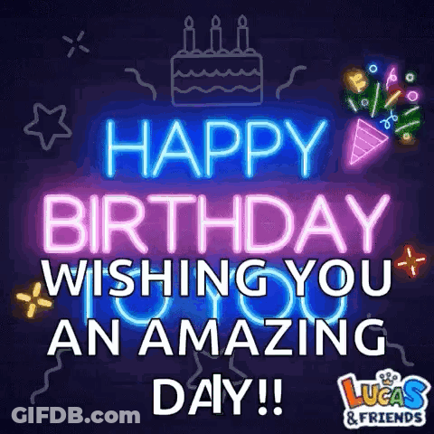 Happy Birthday Card GIF
