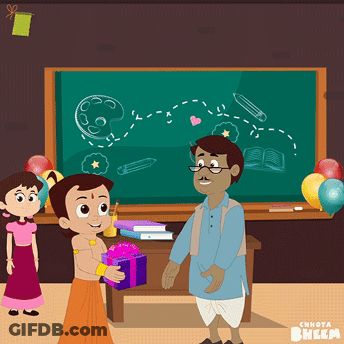 Happy Birthday Card With Unicorn And Cake GIF