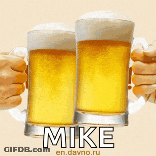 Happy Birthday Cheers Big Mike GIF
