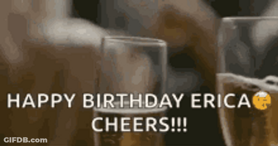 Happy Birthday Cheers Toast Wine Meme GIF