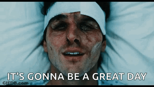Happy Birthday Clown In Striped Hat GIF