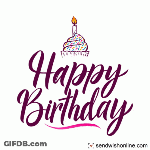 Happy Birthday Cousin With Balloons And Confetti GIF