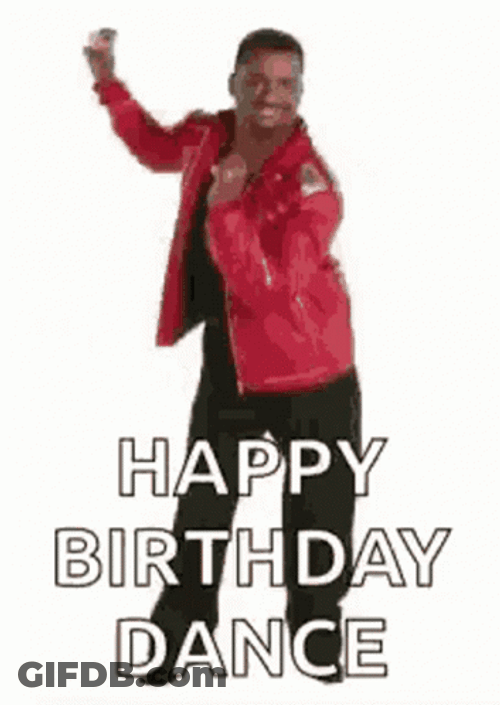 Happy Birthday Dance Carlton Fresh Prince GIF