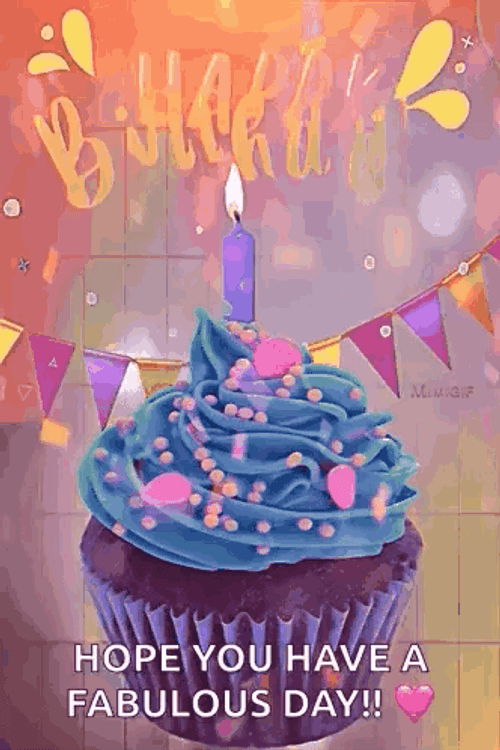 Happy Birthday Dear Friend Have A Fabulous Day GIF