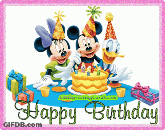 Happy Birthday Disney GIF