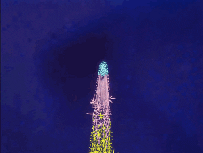 Happy Birthday Disney Alice In Wonderland Fireworks GIF