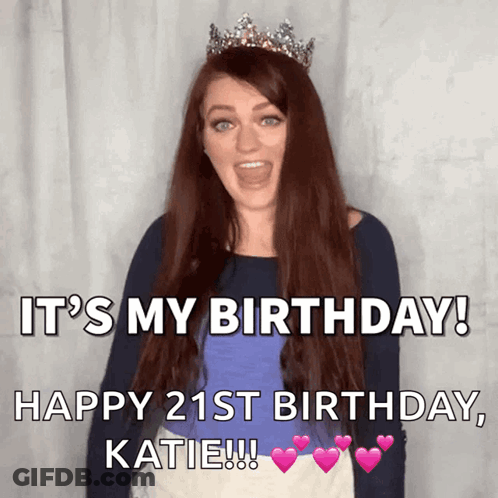 Happy Birthday Diva Poster Woman Holding Purse GIF