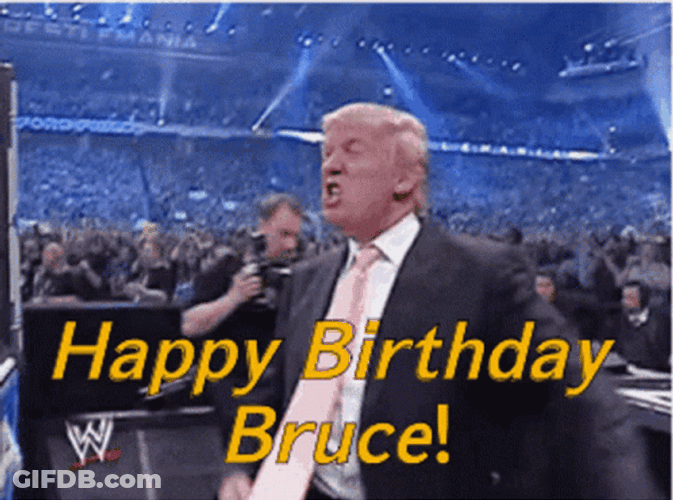 Happy Birthday Donald Trump Wwe GIF