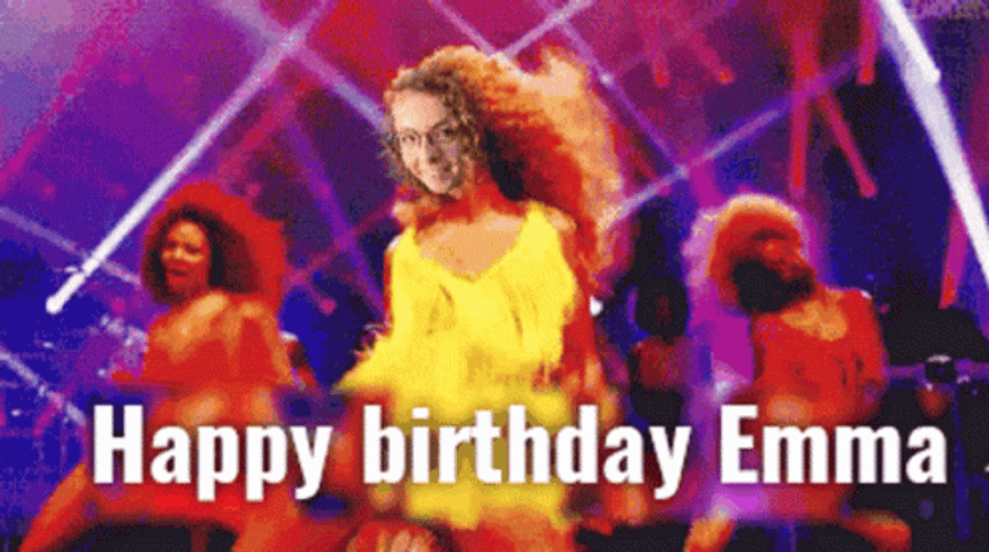 Happy Birthday Emma Dance GIF