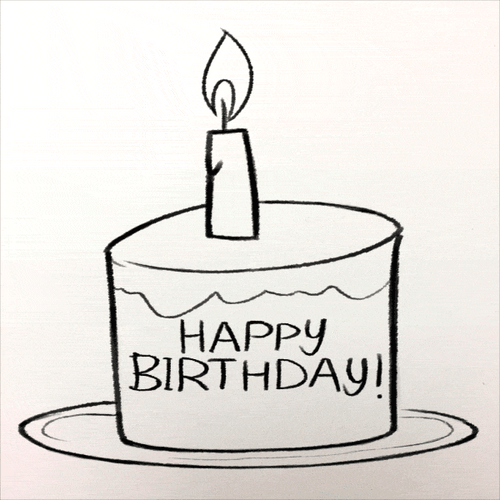 Happy Birthday Fishing Festivity Fish Blowing Candle GIF