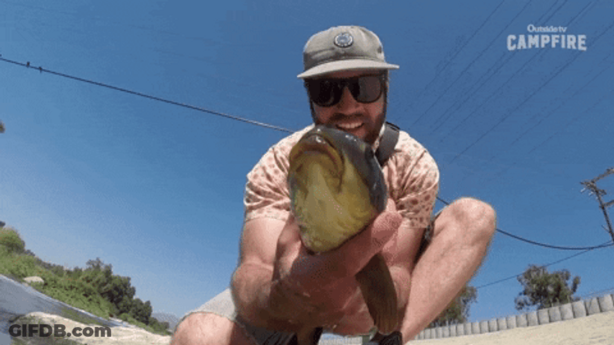 Happy Birthday Fishing Outcome Close Up GIF