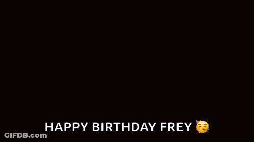 Happy Birthday Frey Group Dancing In Room GIF