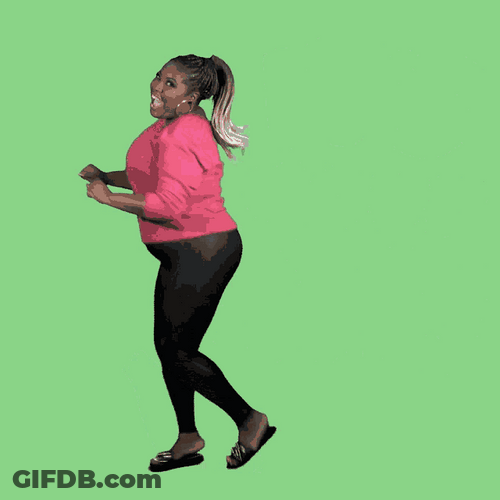Happy Birthday Girlfriend It's Your Bday Shuffle Dance GIF
