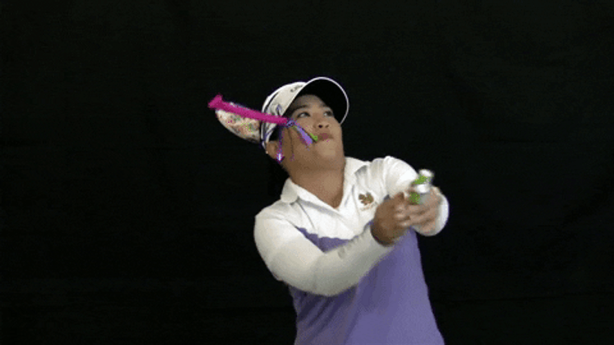 Happy Birthday Golf Player Thidapa Suwannapura Party Pop GIF