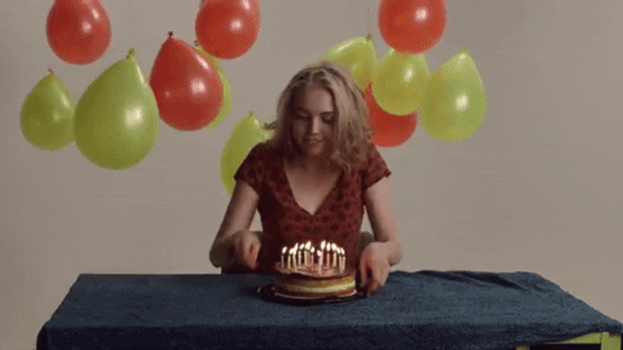 Happy Birthday Gorgeous Candles Blown GIF