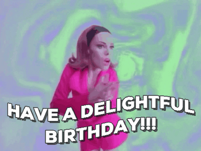 Happy Birthday Gorgeous Deee-Lite Dance GIF