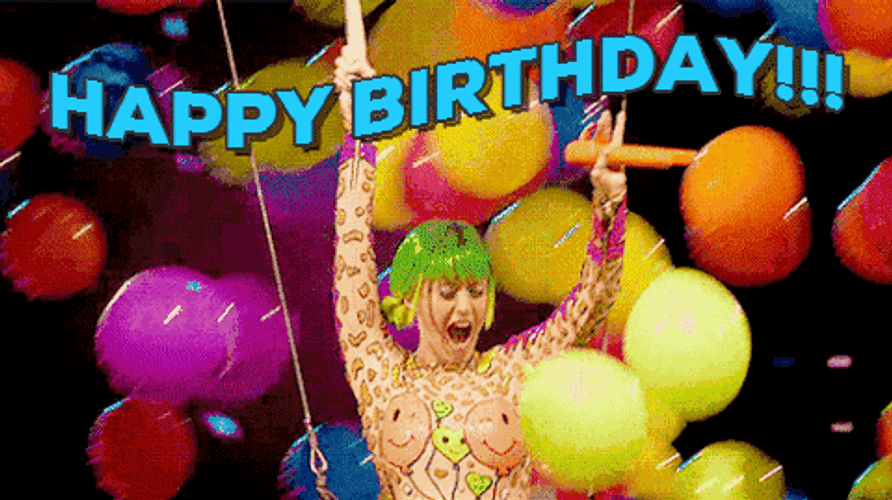 Happy Birthday Gorgeous Katy Perry GIF