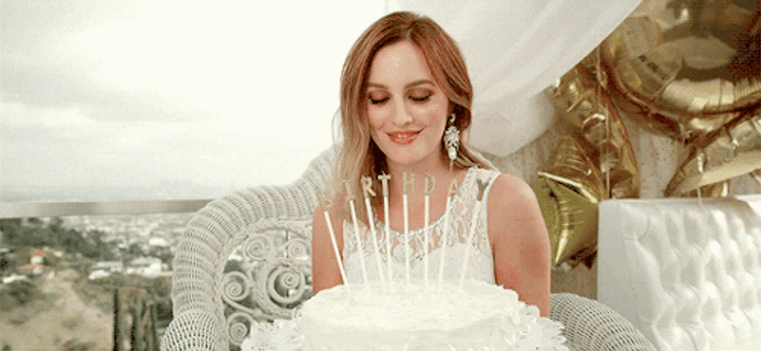 Happy Birthday Gorgeous Leighton Meester GIF