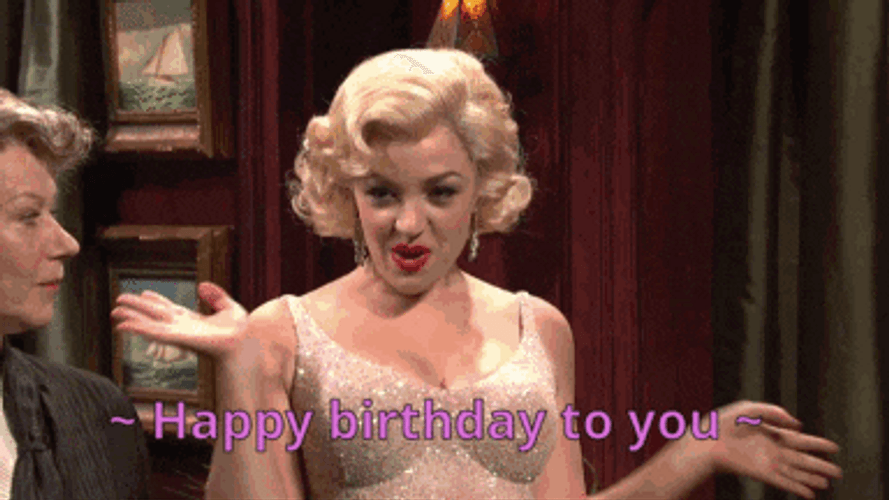 Happy Birthday Gorgeous Marilyn Monroe GIF