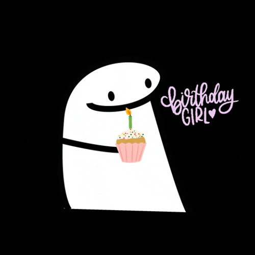 Happy Birthday Granddaughter Cake Cute Cartoon GIF