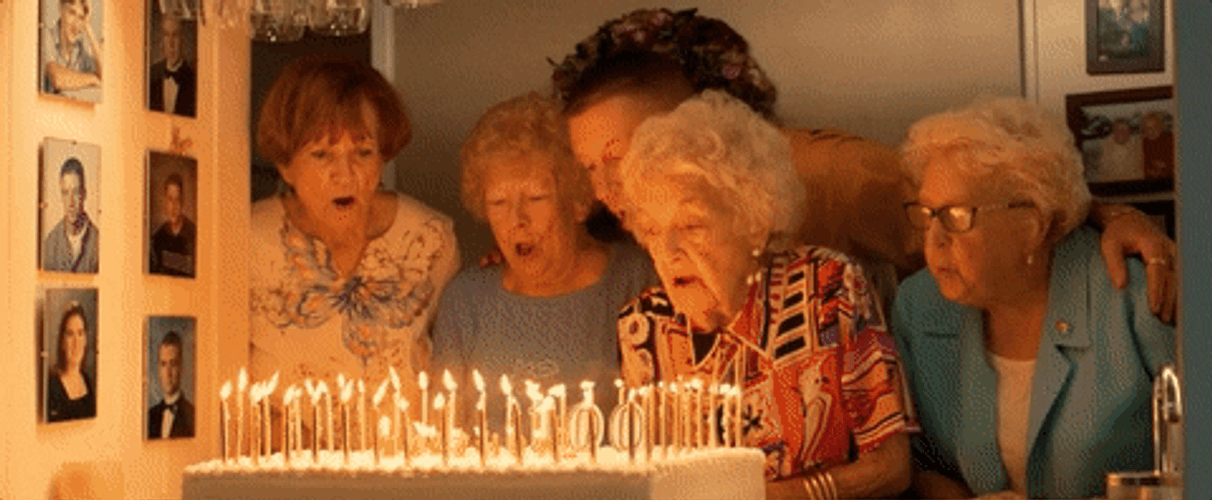 Happy Birthday Grandma Gang GIF