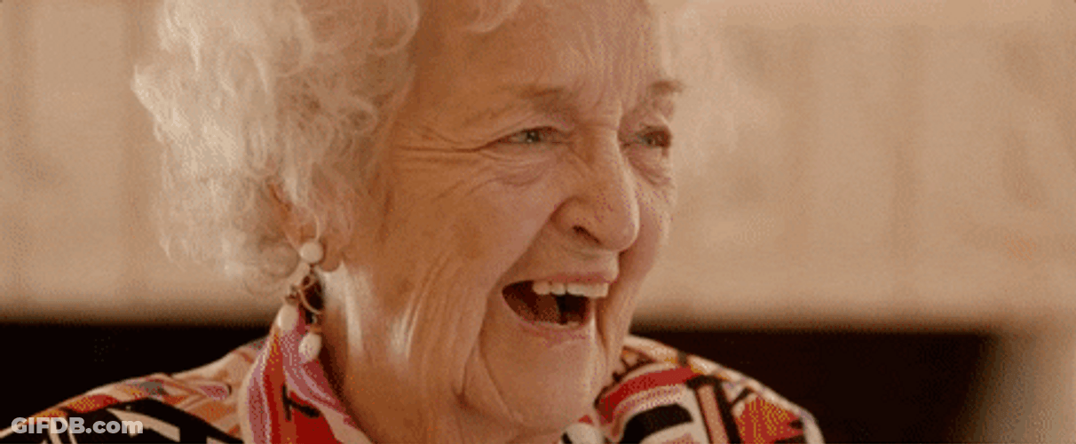 Happy Birthday Grandma Happy Party GIF