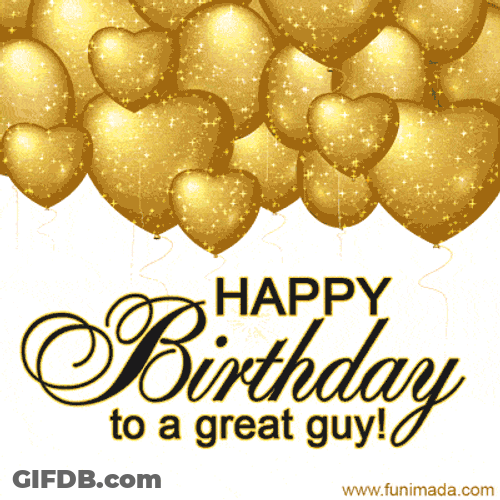 Happy Birthday Great Guy GIF