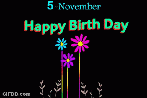 Happy Birthday Greeting Card GIF