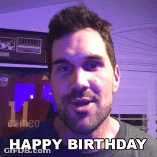 Happy Birthday Greetings From Matt Leinart GIF