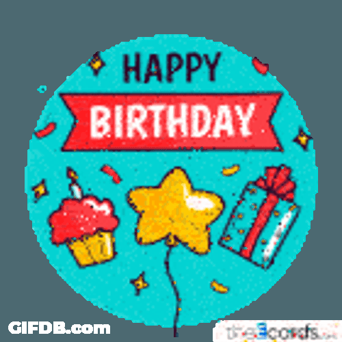 Happy Birthday Happy Birthday Wishes Sticker GIF
