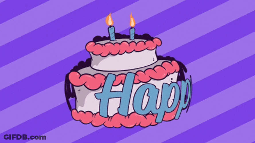 Happy Birthday Harry Cool Cake GIF