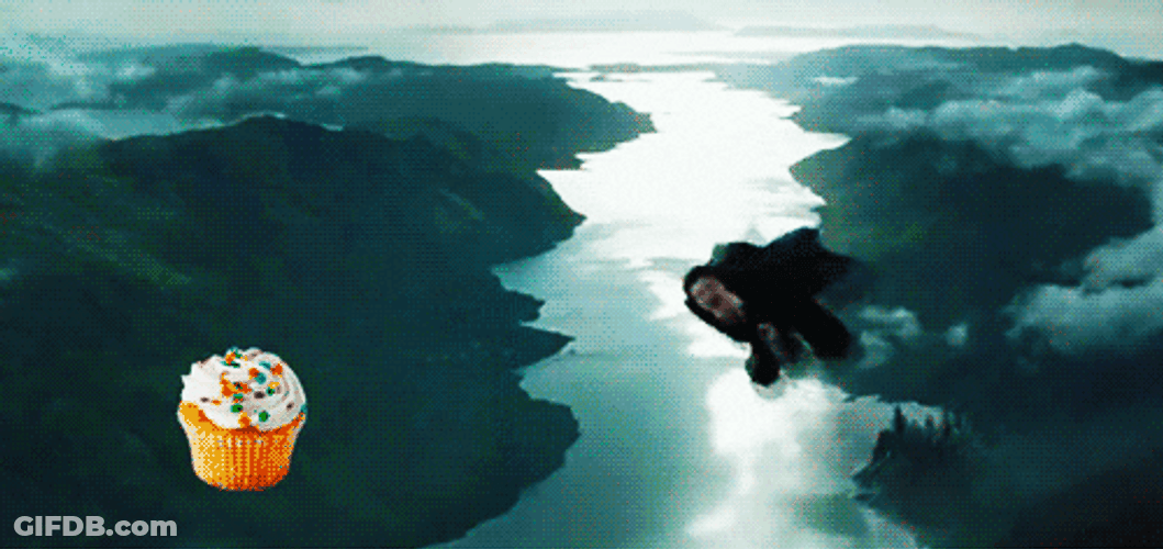 Happy Birthday Harry Eats Cupcake GIF