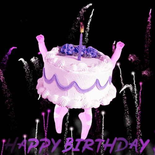 Happy Birthday Harry Jumping Cake GIF