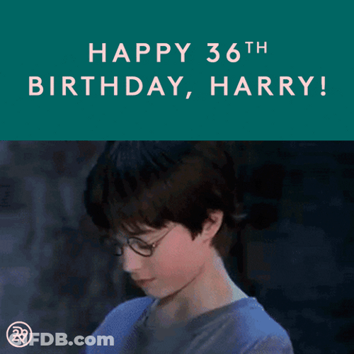 Happy Birthday Harry Opening Cake GIF