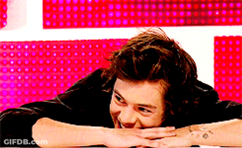 Happy Birthday Harry Styles Laughing GIF