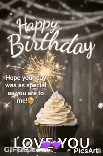 Happy Birthday , Hope Your Day Was As Special As You Are To Me ! Love You . GIF