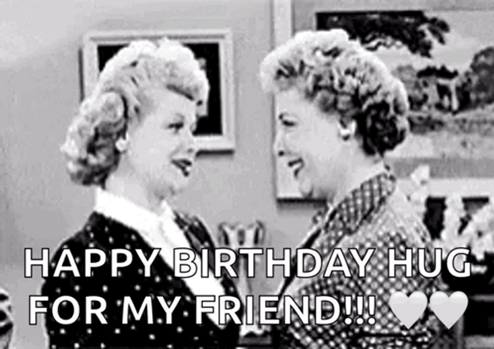 Happy Birthday Hug For My Dear Friend GIF