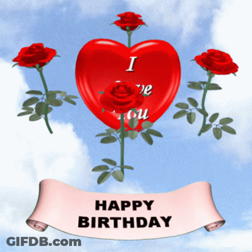 Happy Birthday Husband Accept My Heart GIF