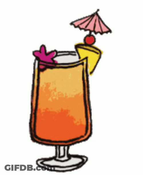 Happy Birthday In Hawaiian Dancing Drink GIF