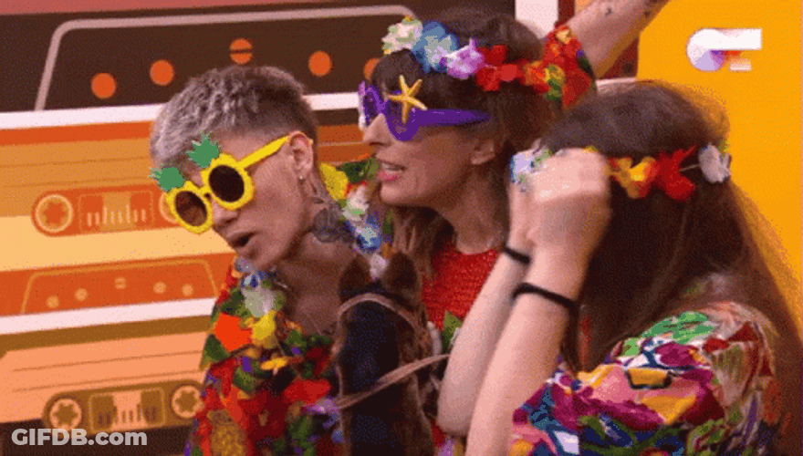 Happy Birthday In Hawaiian Island Party GIF