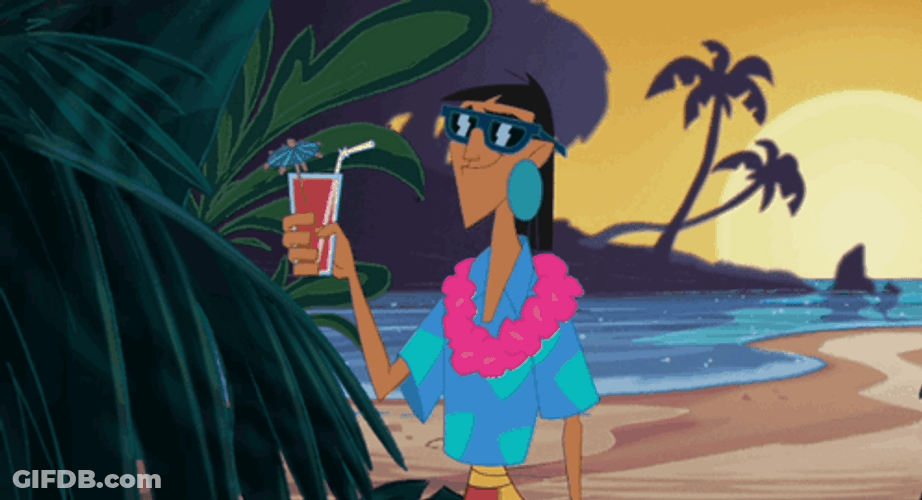 Happy Birthday In Hawaiian Kuzco GIF