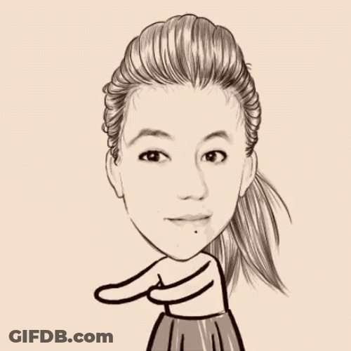 Happy Birthday In Hawaiian Lady Face Drawing GIF