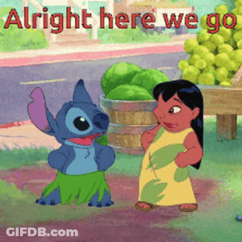 Happy Birthday In Hawaiian Lilo And Stitch GIF