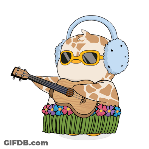 Happy Birthday In Hawaiian Penguin Hula GIF