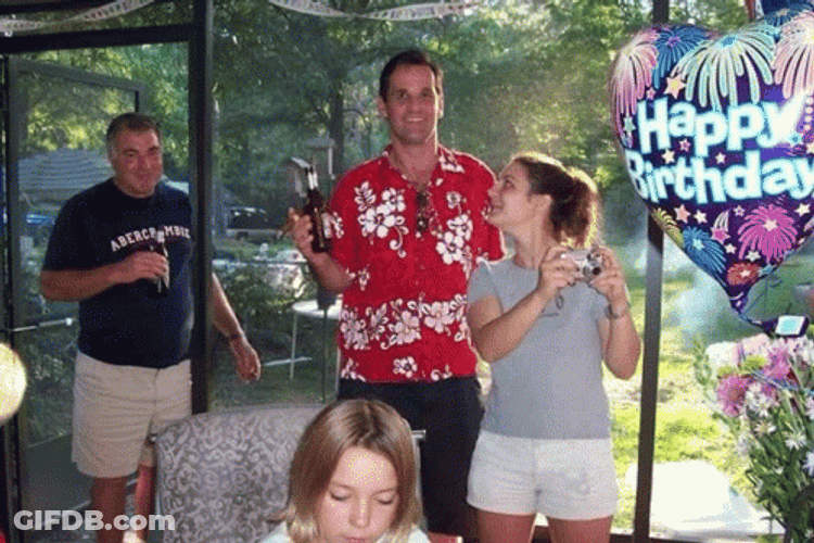 Happy Birthday In Hawaiian Shirt GIF