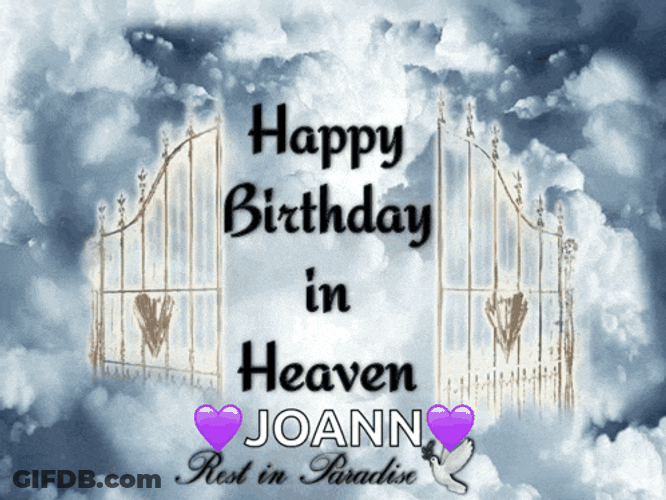 Happy Birthday In Heaven Meme GIF