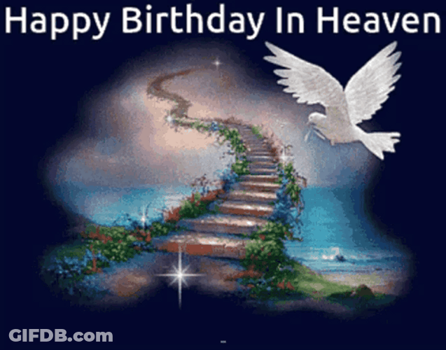 Happy Birthday In Heaven GIF